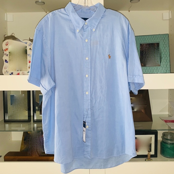Ralph Lauren Other - NWT Ralph Lauren Chambray Oxford Short Sleeve XXL